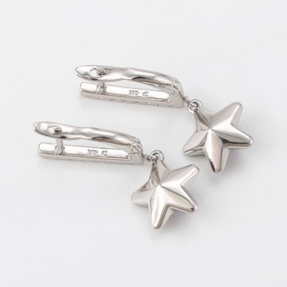Star Swarovski Drop Earrings - Picture 6 of 13